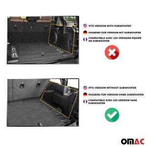Alfa Romeo Stelvio Trunk Mat - Omac - Proline Premium TPE - Black 